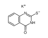 2-mercapto-4(1H)-quinazolinone potassium salt Structure