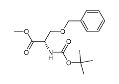 N-Boc-O-benzyl-L-serine methyl ester结构式