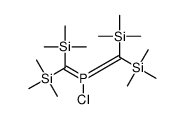 P-chloro-C-tetrakis(trimethylsilyl)bis(methylene)phosphorane Structure