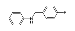 4-fluoro-N-phenylbenzenemethanamine结构式