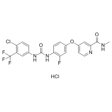 Regorafenib (Hydrochloride) structure