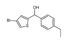 (4-bromo-2-thienyl)(4-ethylphenyl)methanol Structure