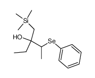 2-(phenylselanyl)-3-((trimethylsilyl)methyl)pentan-3-ol Structure