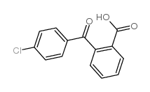 2-(4-氯苯甲酰)苯甲酸结构式