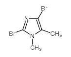 2,4-二溴-1,5-二甲基-1H-咪唑结构式