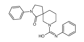 1-oxo-N,2-diphenyl-2,9-diazaspiro[4.5]decane-9-carboxamide Structure