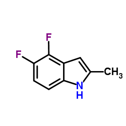 4,5-Difluoro-2-methylindole Structure