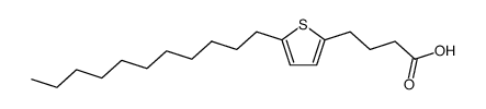 4-(5-undecyl-[2]thienyl)-butyric acid Structure