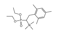 diethyl (2-mesityl-1-(trimethylsilyl)ethyl)phosphonate Structure