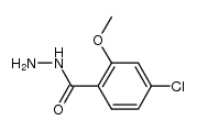 4-chloro-2-methoxybenzohydrazide Structure