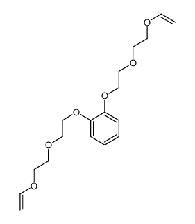 1,2-bis[2-(2-ethenoxyethoxy)ethoxy]benzene结构式