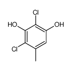 2,4-dichloro-5-methylbenzene-1,3-diol Structure