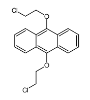 9,10-bis(2-chloroethoxy)anthracene Structure