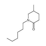 1-hexyl-5-methylpiperidin-2-one Structure