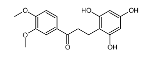 1-(3,4-dimethoxyphenyl)-3-(2,4,6-trihydroxyphenyl)propan-1-one结构式