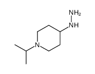 4-肼基-1-(2-丙基)哌啶结构式