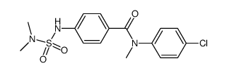 N-methyl-4'-chloro-4-<(dimethylsulfamoyl)amino>benzanilide Structure