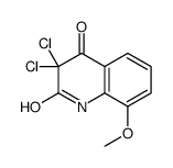 3,3-dichloro-8-methoxy-1H-quinoline-2,4-dione结构式