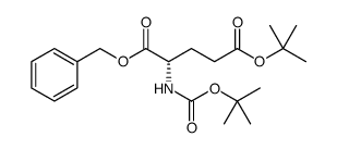 Glutamic acid, N-carboxy-, 1-benzyl N,5-di-tert-Bu ester, L结构式