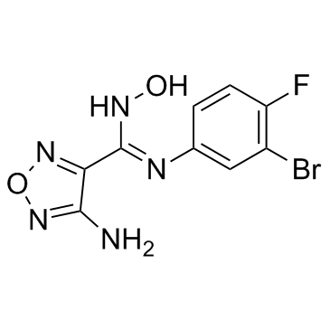 4-氨基-N-(3-溴-4-氟苯基)-N'-羟基-1,2,5-恶二唑-3-甲脒图片