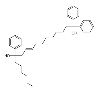 1,1,12-triphenyloctadec-9-ene-1,12-diol结构式