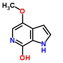 4-甲氧基-1H-吡咯并[2,3-c]吡啶-7(6H)-酮结构式
