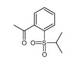 1-(2-propan-2-ylsulfonylphenyl)ethanone结构式