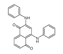 2,4-dianilinonaphthalene-1,5-dione结构式