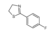 2-(4-fluorophenyl)-4,5-dihydro-1,3-thiazole结构式