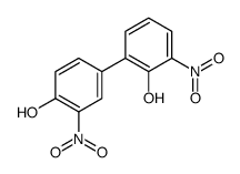 2-(4-hydroxy-3-nitrophenyl)-6-nitrophenol Structure