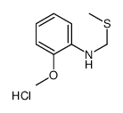 (2-methoxyphenyl)-(methylsulfanylmethyl)azanium,chloride Structure