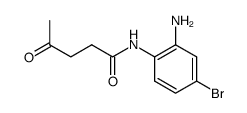 levulinic acid-(2-amino-4-bromo-anilide)结构式
