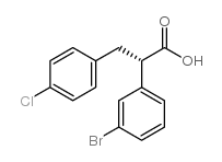 (S)-2-(3-BROMOPHENYL)-3-(4-CHLOROPHENYL)PROPANOIC ACID structure