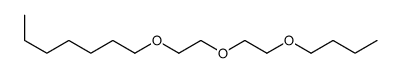 1-[2-(2-butoxyethoxy)ethoxy]heptane Structure
