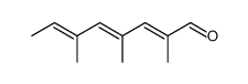 (2E,4E,6E)-2,4,6-trimethylocta-2,4,6-trienal Structure