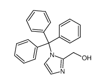 (1-trityl-1H-imidazol-2-yl)methanol结构式