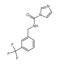 N-(3-(trifluoromethyl)benzyl)-1H-imidazole-1-carboxamide结构式