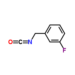 3-氟苯甲基异氰酸酯结构式