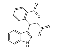 3-(2-nitro-1-(2-nitrophenyl)ethyl)-1H-indole结构式