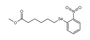 methyl 6-((2-nitrophenyl)selanyl)hexanoate结构式