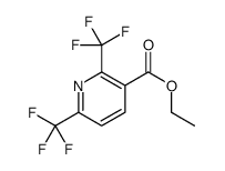 ethyl 2,6-bis(trifluoromethyl)pyridine-3-carboxylate Structure