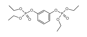 1,3-bis(diethoxyphosphinoyloxy)benzene Structure