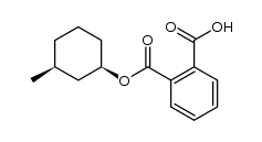 (+/-)-phthalic acid mono-(cis-3-methyl-cyclohexyl ester) Structure