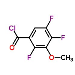 2,4,5-Trifluoro-3-methoxybenzoyl chloride Structure