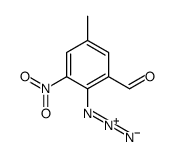 2-azido-5-methyl-3-nitrobenzaldehyde结构式