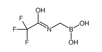 {[(Trifluoroacetyl)amino]methyl}boronic acid结构式