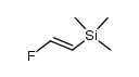 trans-2-fluorovinyltrimethylsilane Structure