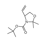 (R)-N-Boc-2,2-二甲基-4-乙烯基噁唑烷结构式