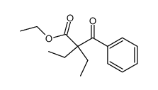 2-ethyl-2-benzoyl-butyric acid ethyl ester结构式