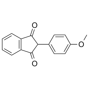 茴茚二酮结构式